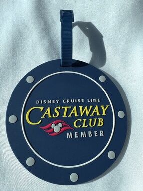 Disney Cruise Line Castaway Club MEMBER Luggage Tag